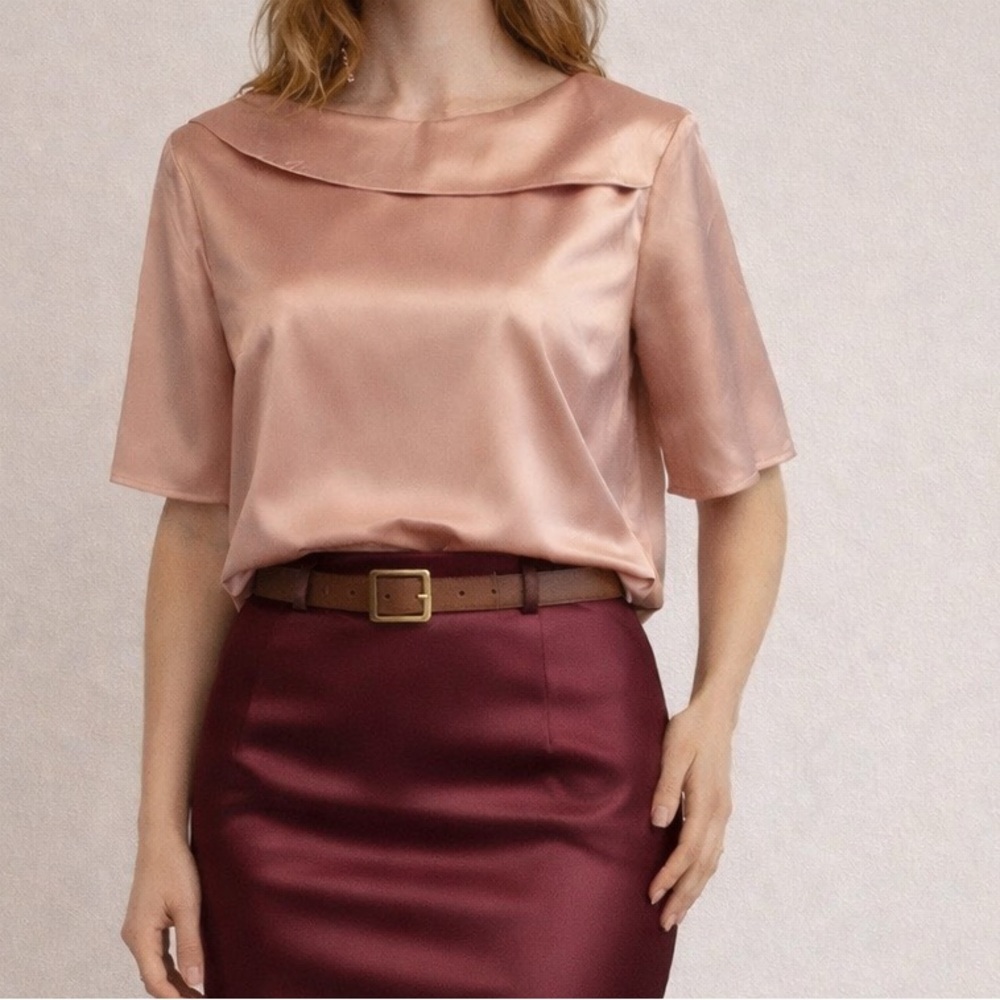 Zanzea Satin Blouse size large